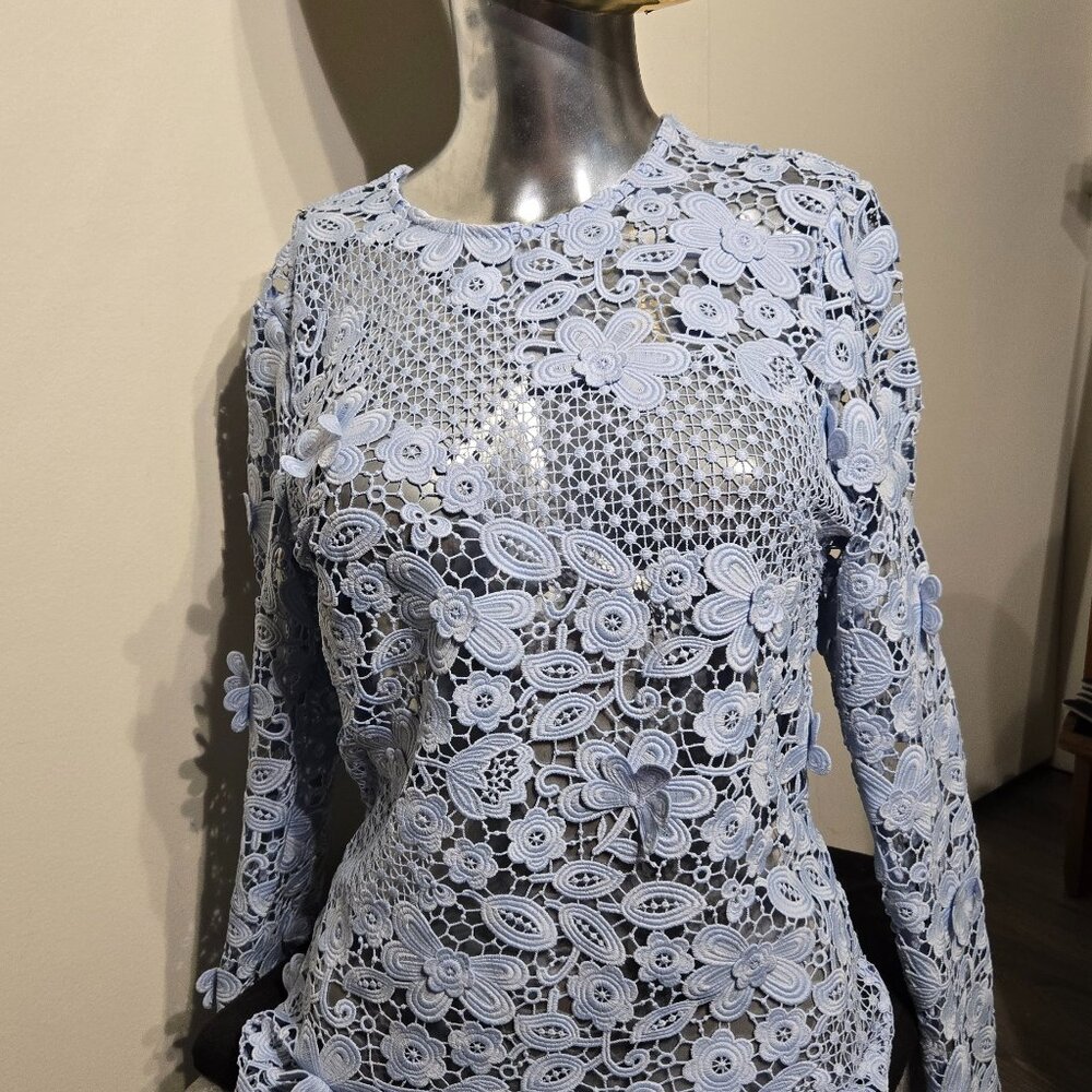 See through Lace Beautiful Dress Size 12 Uk US 8